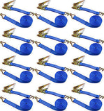 5000kg x 6 Metre Ratchet Straps (12pcs) - Chain Care Lifting Services Ltd
 - 2