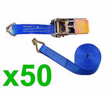 1000kg x 5 Metre Ratchet Straps (50pcs) - Chain Care Lifting Services Ltd
 - 2