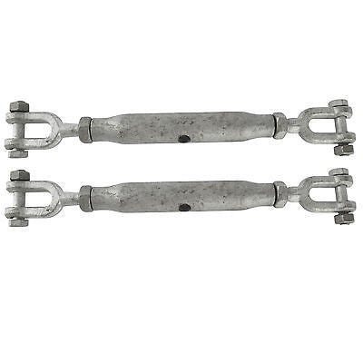 Rigging Screw 16mm Galvanised Jaw to Jaw (2pcs) - Chain Care Lifting Services Ltd