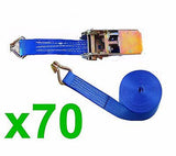 1000kg x 5 Metre Ratchet Straps (70pcs) - Chain Care Lifting Services Ltd
 - 2