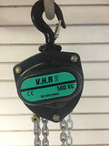 Verlinde Manual Chain Hoist 0.5 Tonne 500KG 3M Height of Lift - Chain Care Lifting Services Ltd
 - 2