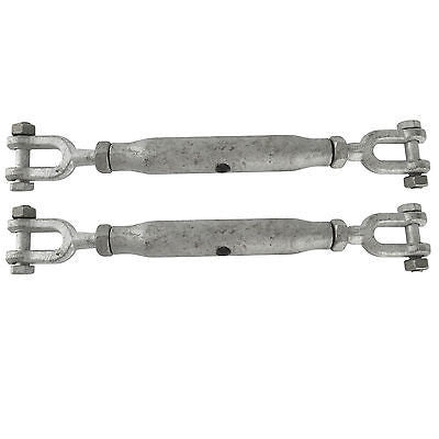 Rigging Screw 16mm Galvanised Jaw to Jaw (2pcs) - Chain Care Lifting Services Ltd
