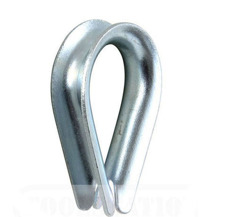 3mm Galvanised Wire Rope Thimbles (20pcs) - Chain Care Lifting Services Ltd
